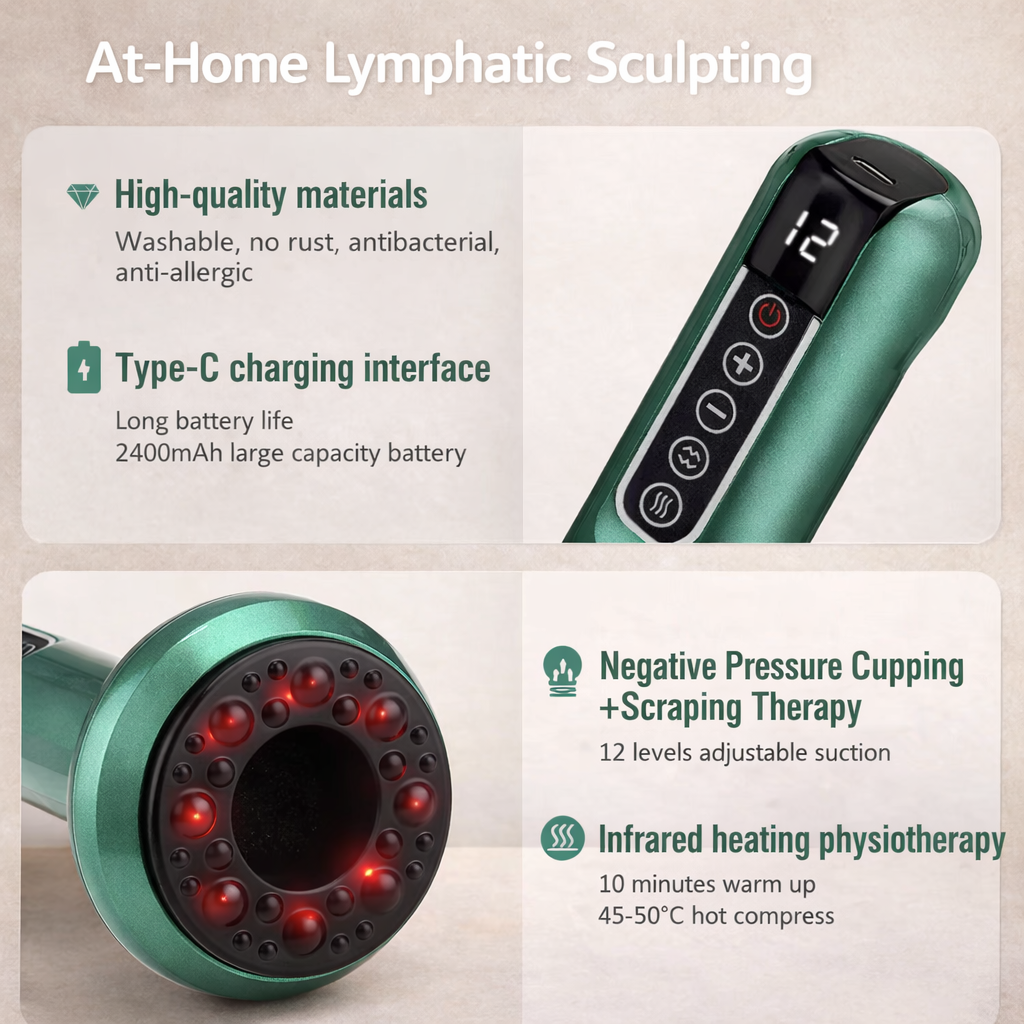 Electric Cupping & Gua Sha Massager - selfhealingtherapeutics